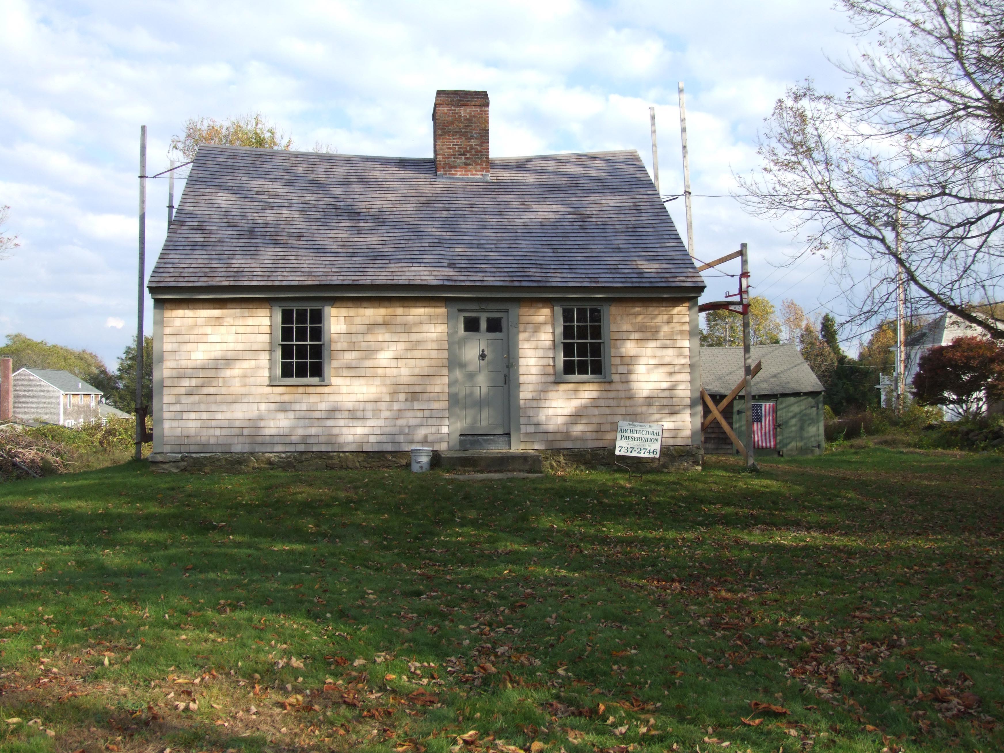 Akin House, Front painted. October 15, 2006
