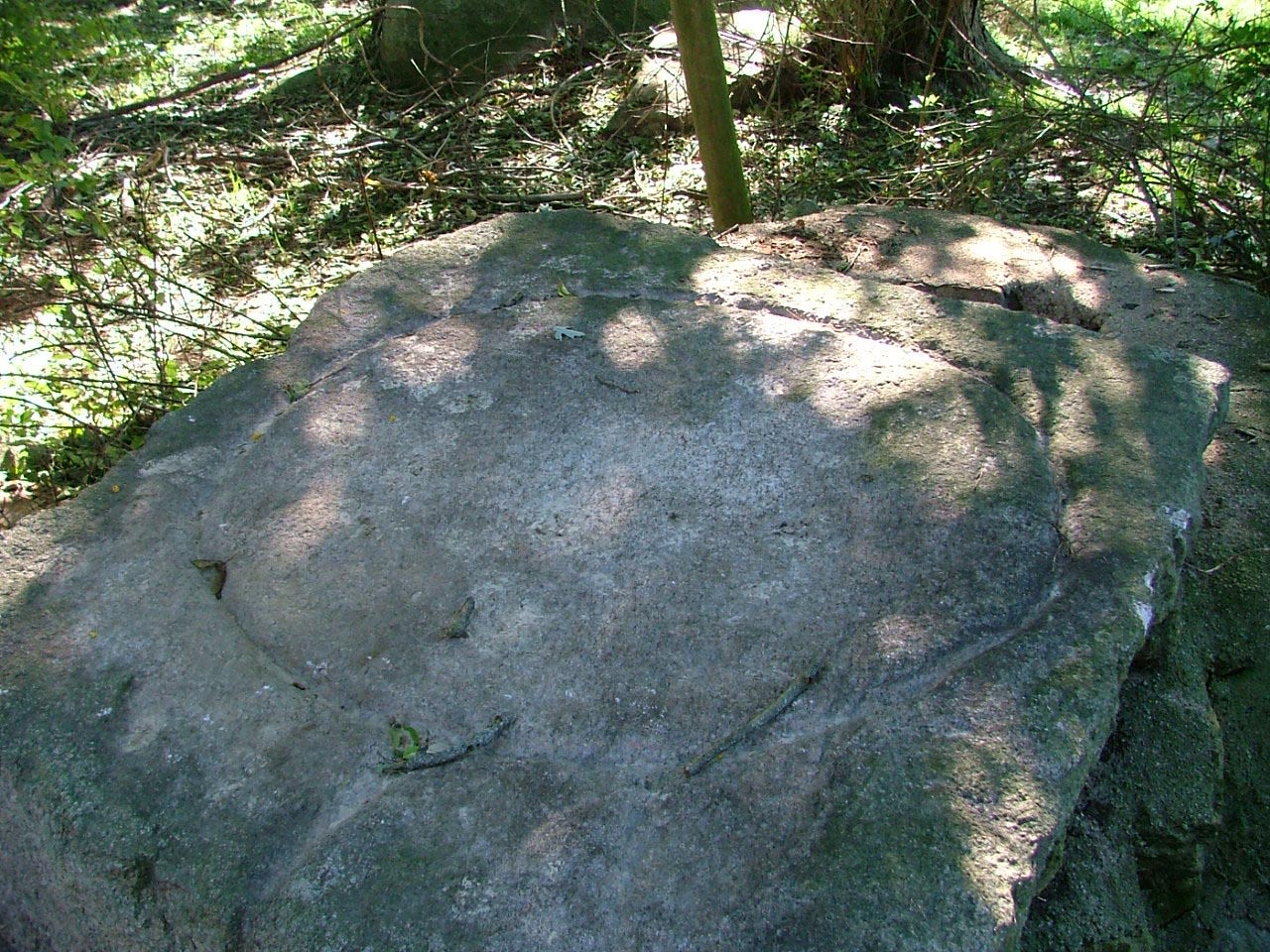 Lye Leaching Stone on Cory House property