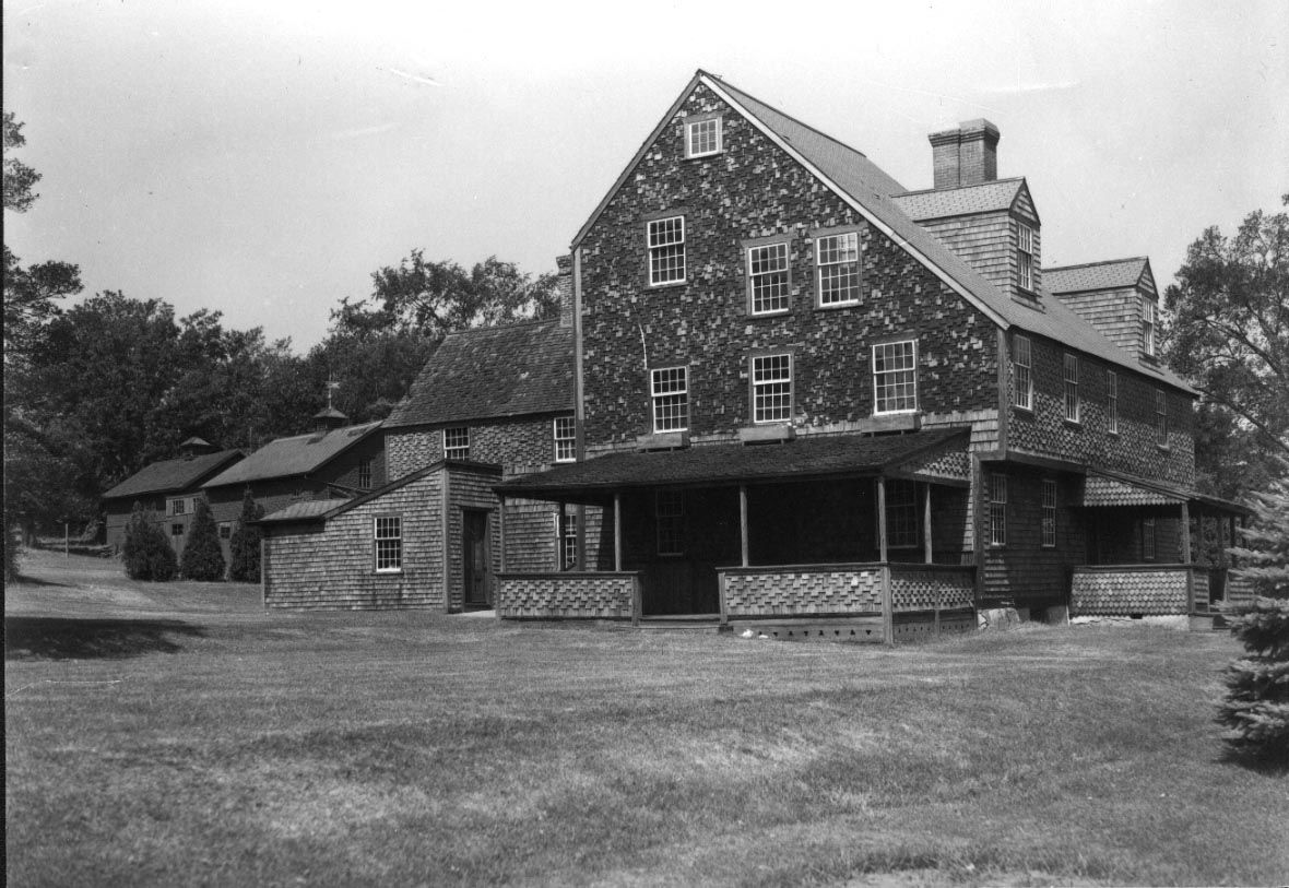 Captain Thomas Paine House exterior in 1890 photograph.